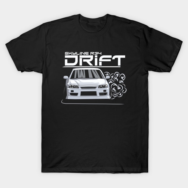 Skyline Drifting T-Shirt by Rezall Revolution